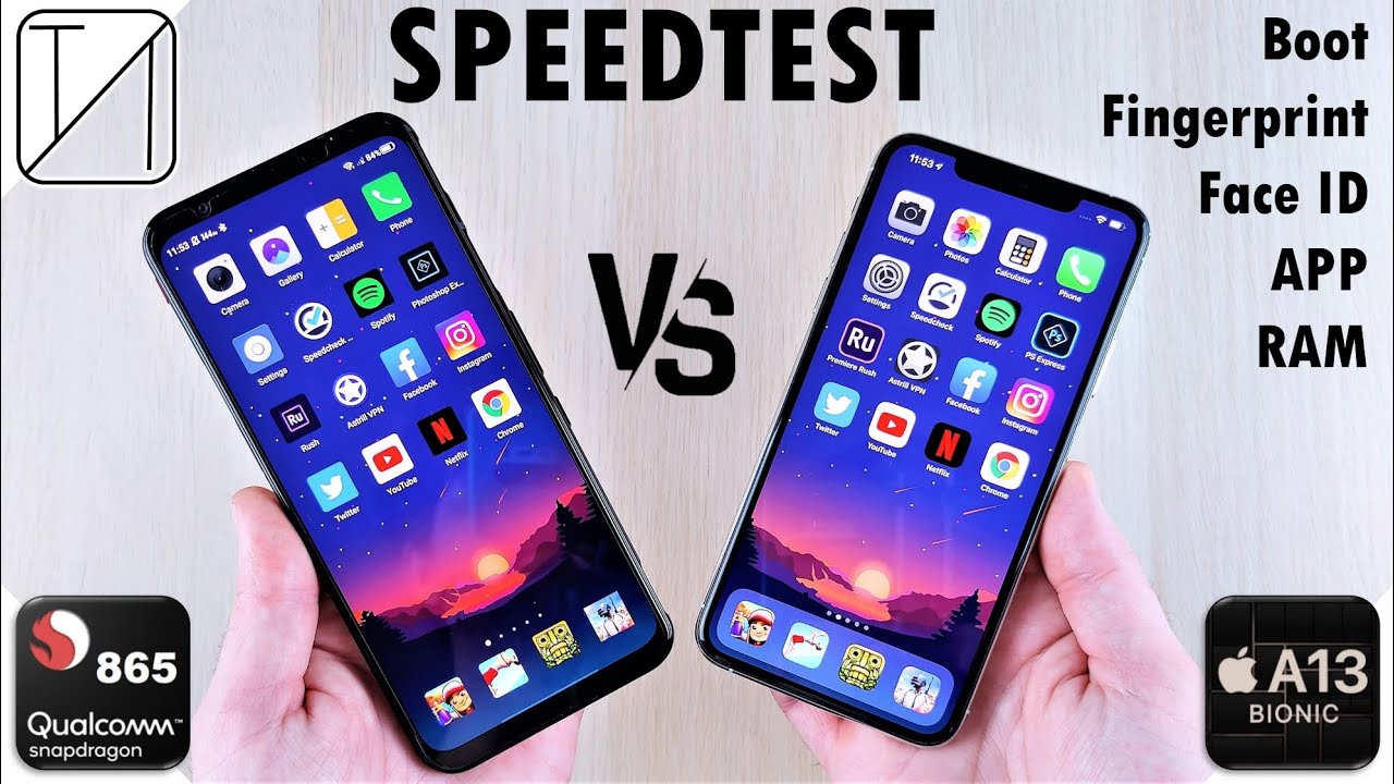 RedMagic 5G vs iPhone 11 Pro Max Speed Test