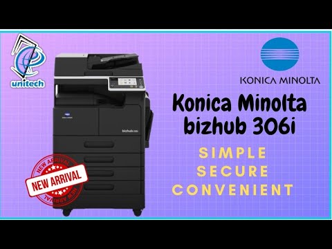 Konica Minolta Bizhub 306i Photocopy Machine