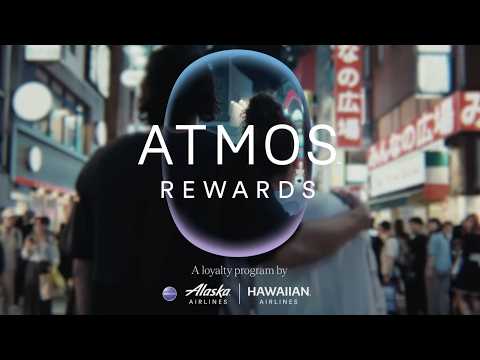 Go further with Atmos™ Rewards, a loyalty program by Alaska & Hawaiian Airlines.