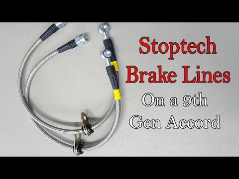 How to install Stainless Steel Brake Lines on a Honda