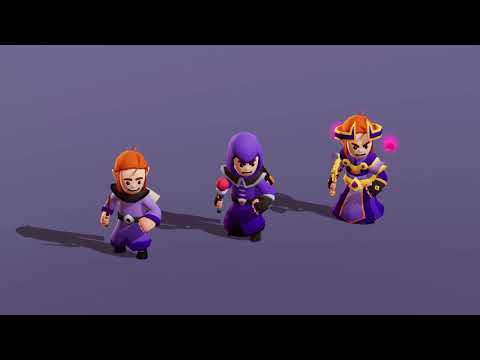 www.Meshtint.com | Testing Male Mage Modular Pack with Free Mixamo animations