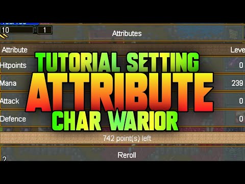 HOW TO SET ATTRIBUT SKILL WARRIOR TIBIAME FOR HUNT AND KING BY CUPID