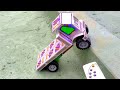 How To Make Matchbox Lorry Truck At Home DIY Matchbox Toy Truck Using Dc Motor Mini Truck