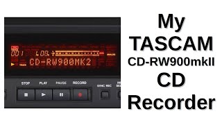 Video thumbnail for My TASCAM CD-RW900mkII CD Recorder by Joe Collins (EzeeLinux)