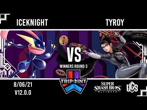 Tripoint Smash 108 - Winners Round 3 - IceKnight(Greninja) Vs. Tyroy(Bayonetta)