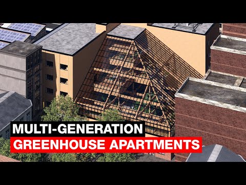 I Designed a Multi-Generational Greenhouse Apartment Building