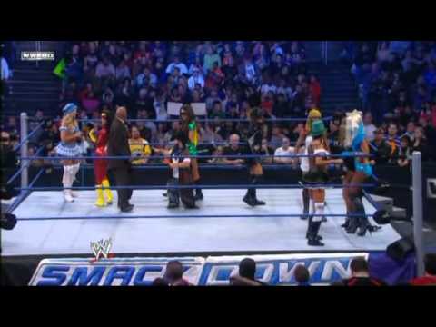 Alicia Rosa Laycool vs Bella Twins Melina Kelly