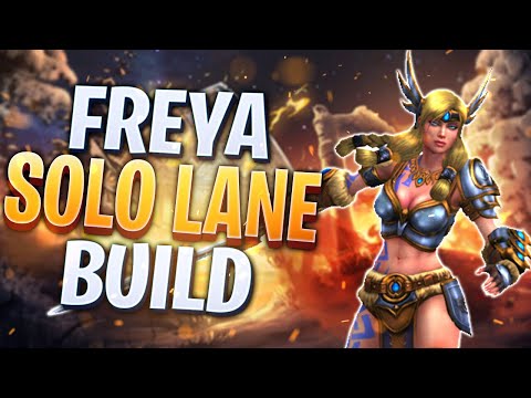 FREYA SOLO LANE BUILD - Smite Conquest