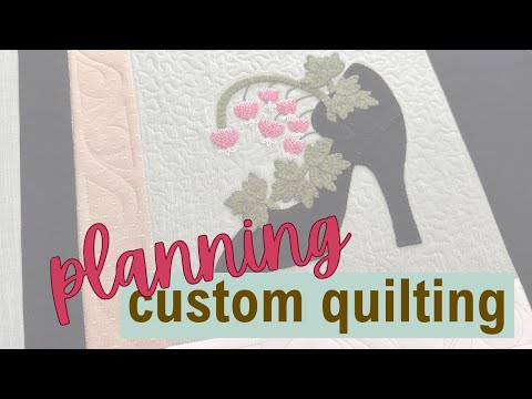 Watch This CUSTOM Quilt Design Come to Life!