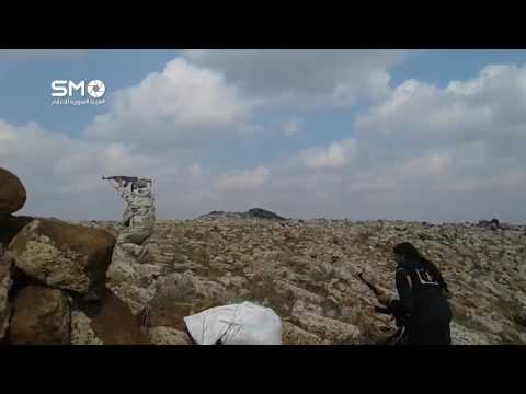 استهداف مقرات النظام من قبل الجيش الحر على جبهة الوردات في محافظة درعا