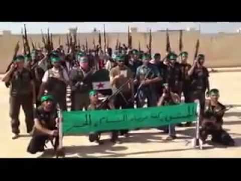 بيان تشكيل كتيبة غرباء الشام التابعة للجيش السوري الحر في محافظة حلب