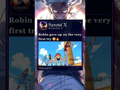 Luffy vs Robin, Zoro, Sanji, Nami #Robin #Zoro #Onepiece