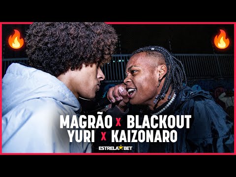 (🔥🔥🔥) MAGRÃO e YURI BEATKONG x BLACKOUT e KAIZONARO | 1 FASE | MC + BEATBOXER | #BDN141
