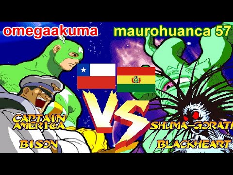 Marvel Super Heroes Vs. Street Fighter - omegaakuma vs maurohuanca 57 FT5
