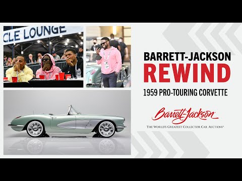 Kevin Hart's winning bid for "Mint Condition" 1959 Pro-Touring Corvette // BARRETT-JACKSON REWIND