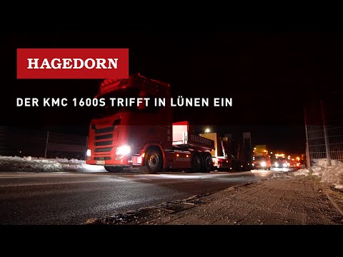 KMC1600S - Schwertransport auf neun Tiefladern