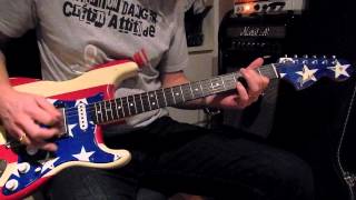Video thumbnail for Fender Wayne Kramer signature stratocaster - quick sound samples by Fred D.