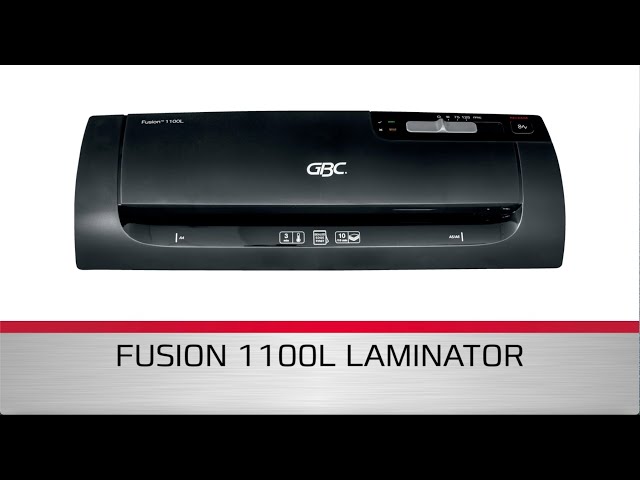 GBC Fusion 1100L A4 Plastificadora - Aquecimento em 3 Minutos - Ajuste Extra Frio - Até o Tamanho A4 - Espessura da Bolsa 125mic 4400746EU - vídeo 1