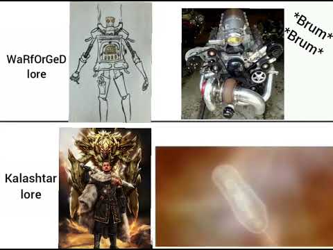 Kalashtar lore vs WaRfOrGeD lOrE
