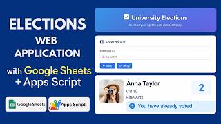 How to Build an Online Election System with Google Apps Script and Sheets | D20