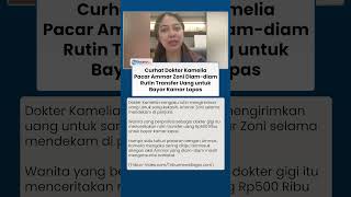 Dokter Kamelia Pacar Ammar Zoni Merasa Dibohongi, Curhat Rutin Transfer Uang untuk Bayar Kamar Lapas