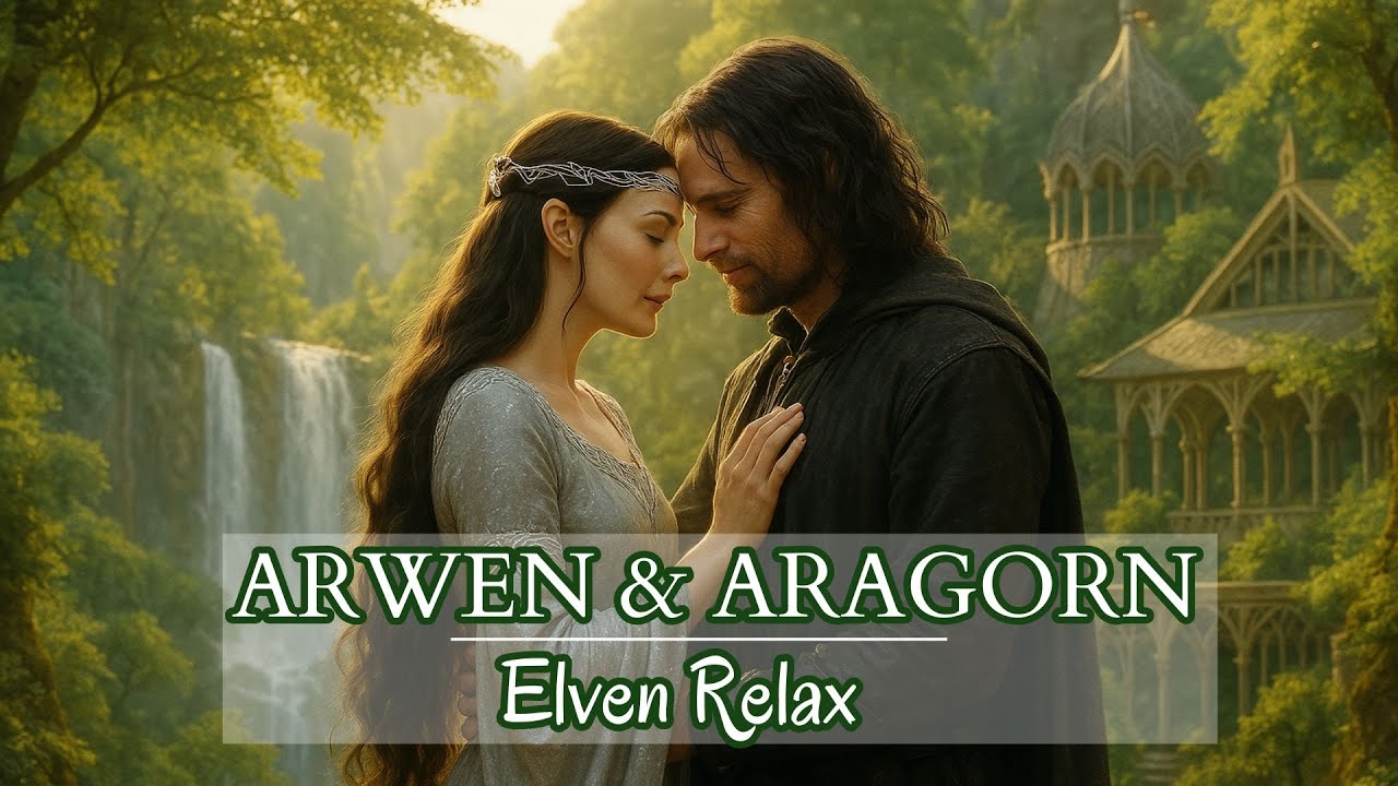 🌿 Relaxing Elven Music in Sindarin – Arvin & Aragorn | A Cinematic Fantasy Love Story
