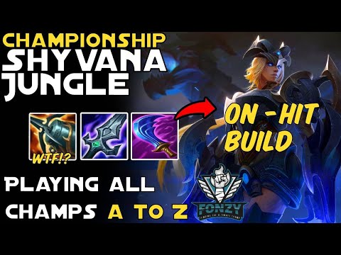 ON-HIT SHYVANNA JUNGLE! KRAKENSLAYER!? WTF!? - League of Legends - Season 12 - Round 1