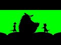 Timon And Pumbaa Rewind Green Screen Scope