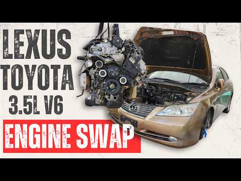 Lexus ES350 / Toyota Camry 2GR-FE V6 Engine Removal and Replacement