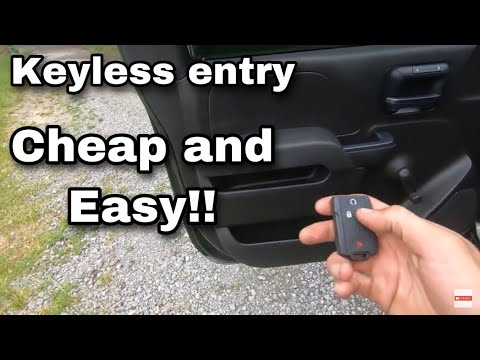 Installing Keyless Entry / 2014 Chevy Silverado