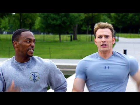 "On Your Left" Steve Rogers & Sam Wilson - Running Scene - Captain America: The Winter Soldier