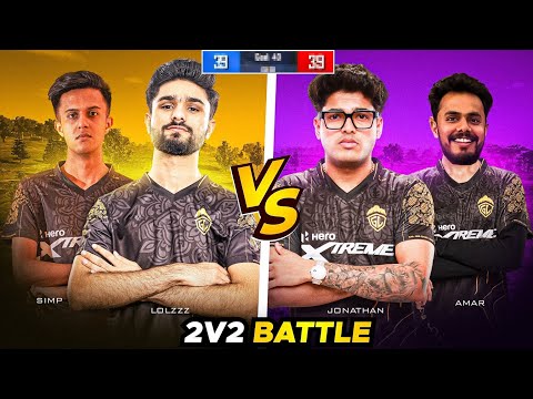 @LoLzZzGaming & @simppgamingg VS @JONATHANGAMINGYT & @GodLAmAR  INTENSE 2v2 TDM