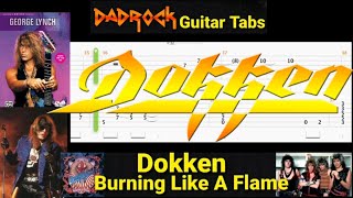 Burning Like A Flame - Dokken - Guitar TABS Lesson