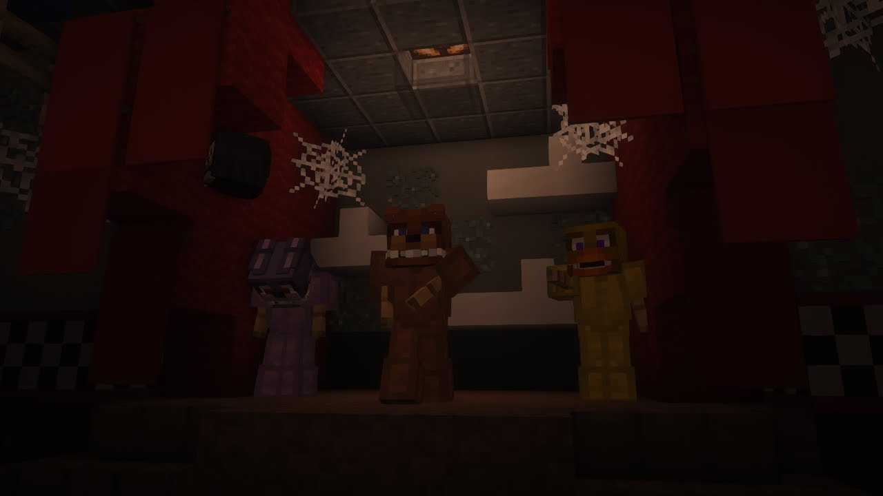 Five Nights At Freddy's 1 in Vanilla Minecraft Map