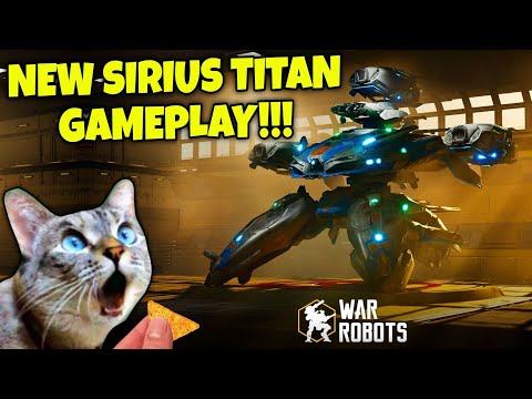 NEW TITAN!? New SIRIUS TITAN Gameplay In War Robots Test Server!