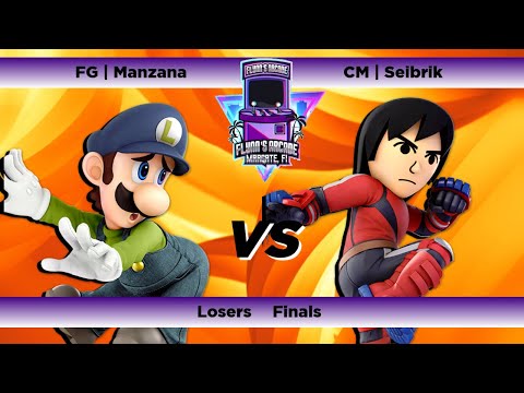 Flynn's Arcade 050 Losers Finals - FG | Manzana (Luigi) Vs CM | Seibrik (Mii Brawler) SSBU Ultimate