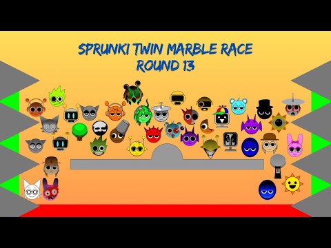 SPRUNKI Twin Marble Race - Which team will win? - Round 13