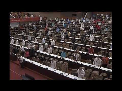 La Internacional, The Internationale for Raul Castro, Cuba April 2021.