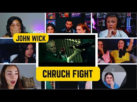 John Wich 1 Chruch Fight Scene Reaction Mashup