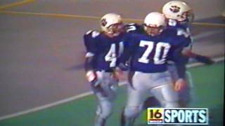 preview picture of video 'Berwick Bulldogs vs. Blackhawk Cougars 1996 PA State Championship Football Game'