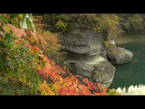 塔のへつり（下郷町）