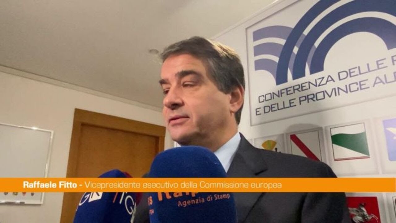 Coesione, Fitto "Obiettivo semplificazione e flessibilità su uso delle risorse"