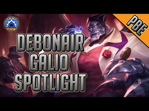 League of Legends - Debonair Galio Skin Spotlight PBE