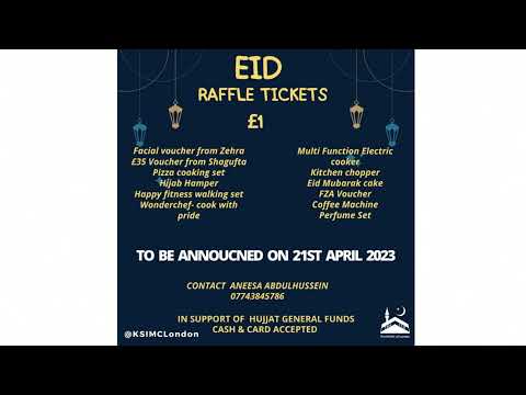 Eve 26th Ramadhan - Sunday - 16/04/2023