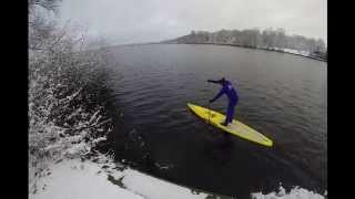 preview picture of video 'SUP TRIP – Stand Up Paddling im Winter'