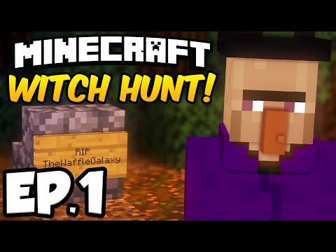 EPIC Minecraft WITCH HUNT Adventure - Robbery, Murder & Candy Mystery!