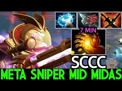 SCCC [Sniper] New Meta Sniper Mid Midas Free Farming Dota 2