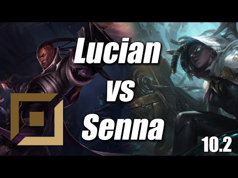 Lucian vs Senna ADC Live Commentary Ranked NA 10.2