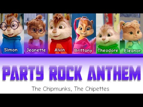 The Chipmunks, The Chipettes – Party Rock Anthem [Color Coded Lyrics]