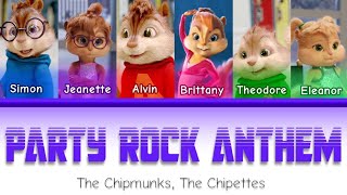 Download lagu The Chipmunks, The Chipettes – Party Rock Anthem [Color Coded Lyrics] mp3